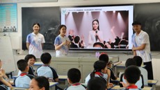 公共卫生与管理学院到南宁市三美bat365在线官网平台“体美育芽”团体心理辅导活动