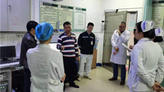 南宁市120对驻邕网络医院对一附院院前急救工作进行年终检查