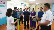 贵港市卫健委副主任韦赤勇率队到附属瑞康医院参观交流