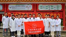bat365在线官网平台壮医运动医学协会随团开展义诊活动