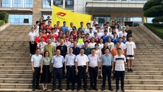 我校召开广西第十三届学生运动会代表团出征动员会