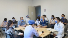 附属国际壮医医院开展新冠肺炎疫情病区封控应急演练