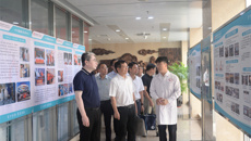 右江民族医学院党委副书记、校长李雪斌带队到附属瑞康医院进行2023年实习中期检查
