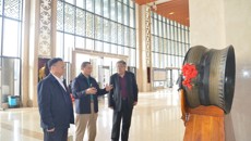 中国中医药信息学会李时珍研究分会副会长韩善明 一行到国壮参观交流