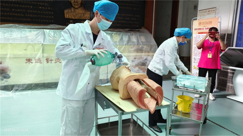 在南宁市中西医结合医院督导工作开展技能考核