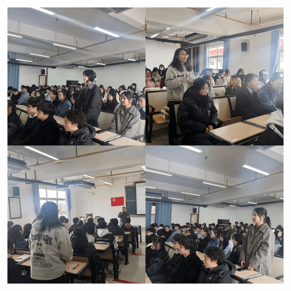 （▲同学们积极交流）