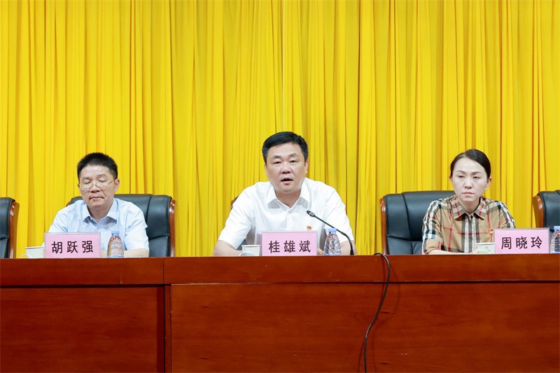 医院党委书记桂雄斌讲话