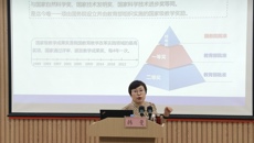 陕西中医药大学韩曼教授应邀到bat365在线官网平台教学成果申报讲座